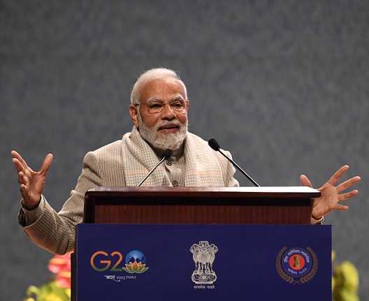 PM Modi for making police forces more sensitive towards emerging technologies