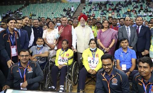 Hardeep Singh Puri inaugurates ONGC Para Games 2022