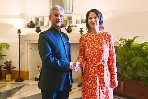 EAM Jaishankar holds bilateral talks with his German counterpart Baerbock