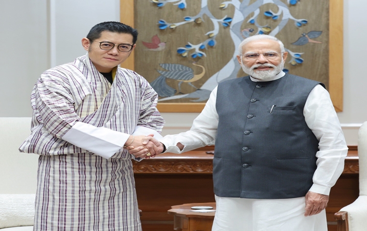King of Bhutan Jigme Khesar Namgyel Wangchuck meets PM Modi in New Delhi