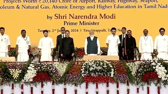 PM Modi inaugurates Trichy Airport terminal, launches projects worth ₹20,000 crore