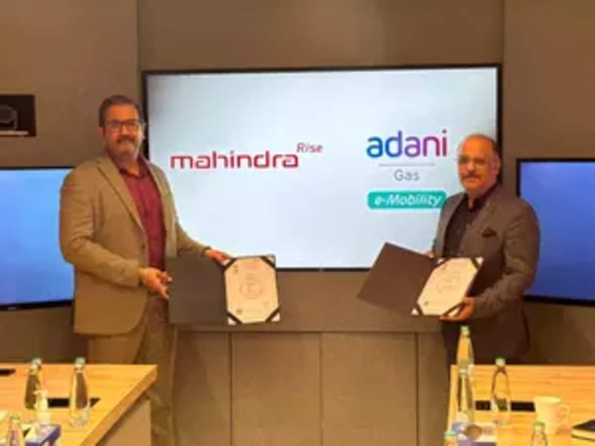 Mahindra signs MoU with Adani Total Energies E-Mobility Limited