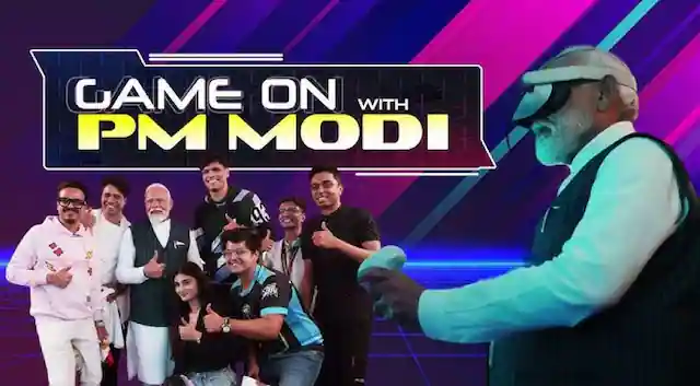 Gaming with NaMo: PM Modi meets Indian gamers, tries his hand at gaming