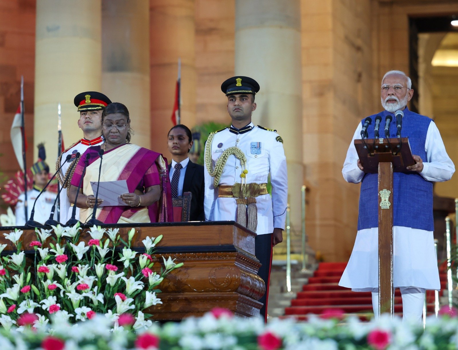 Narendra Modi takes oath as Prime Minister for the third term