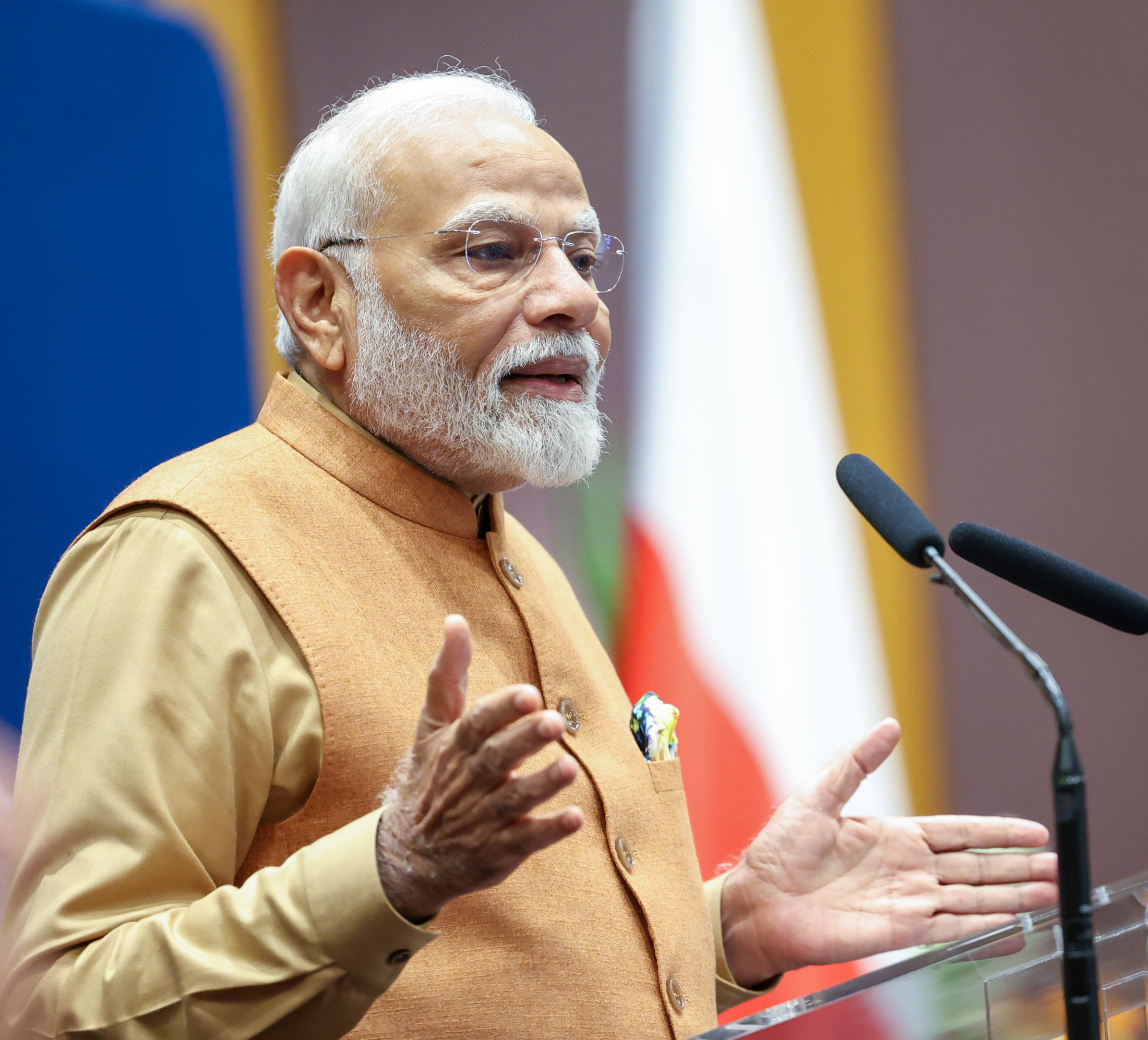PM Modi addresses Indian Community in Poland