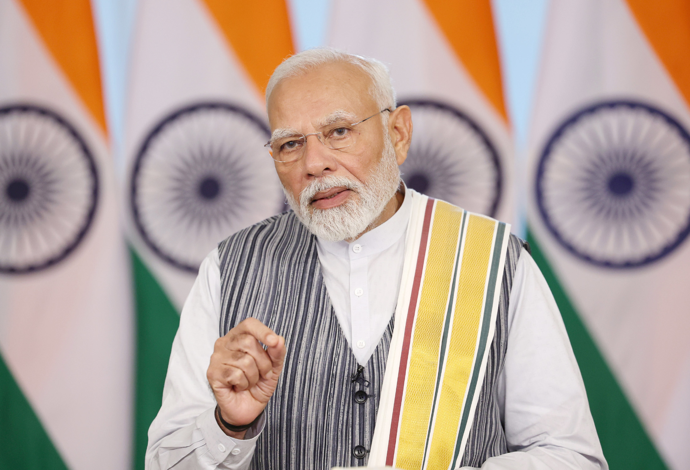 India is showing the world the path to sustainable and forward-thinking development: PM Modi