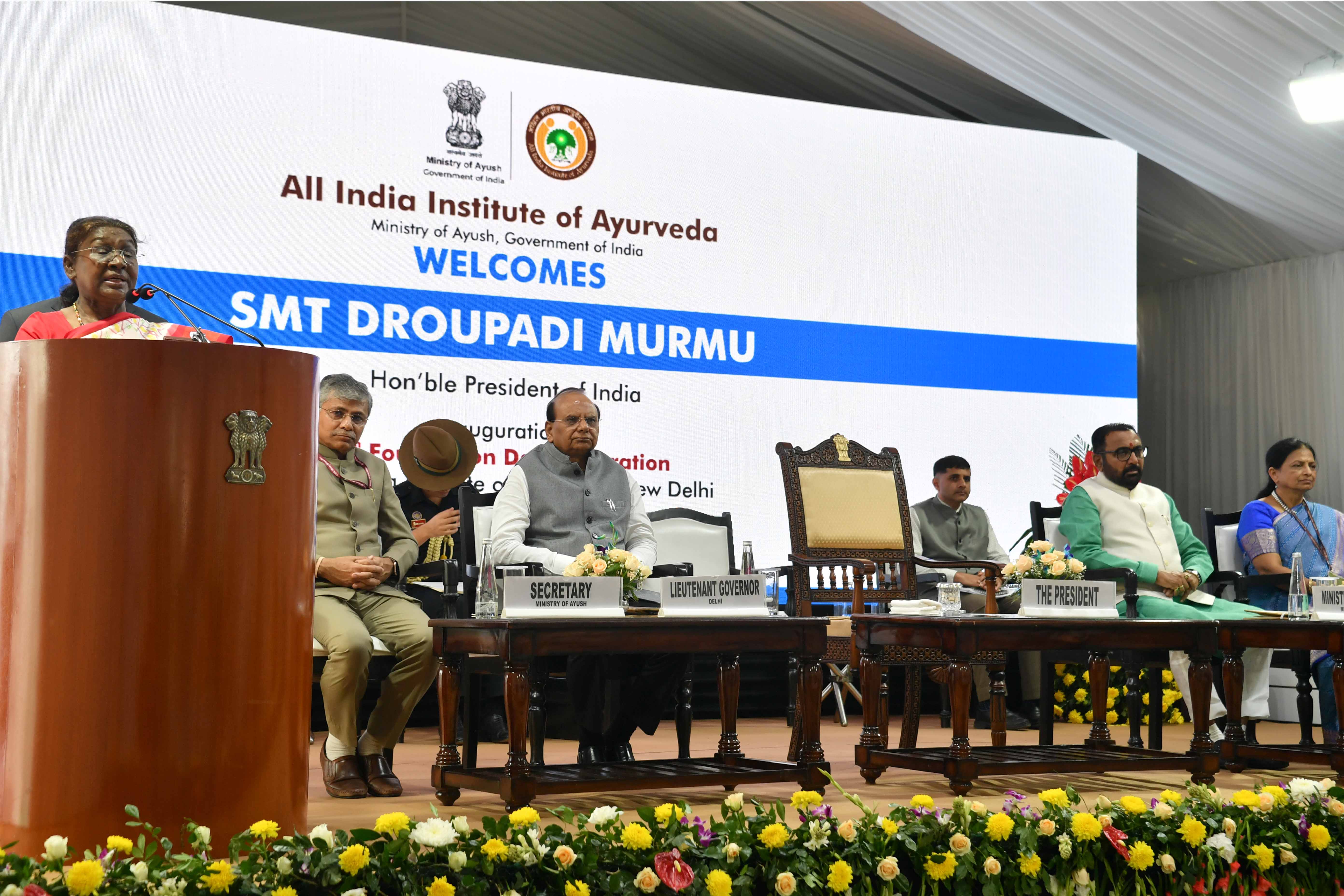 The idea of an integrative system of Medicine is becoming popular all over the world: President Murmu