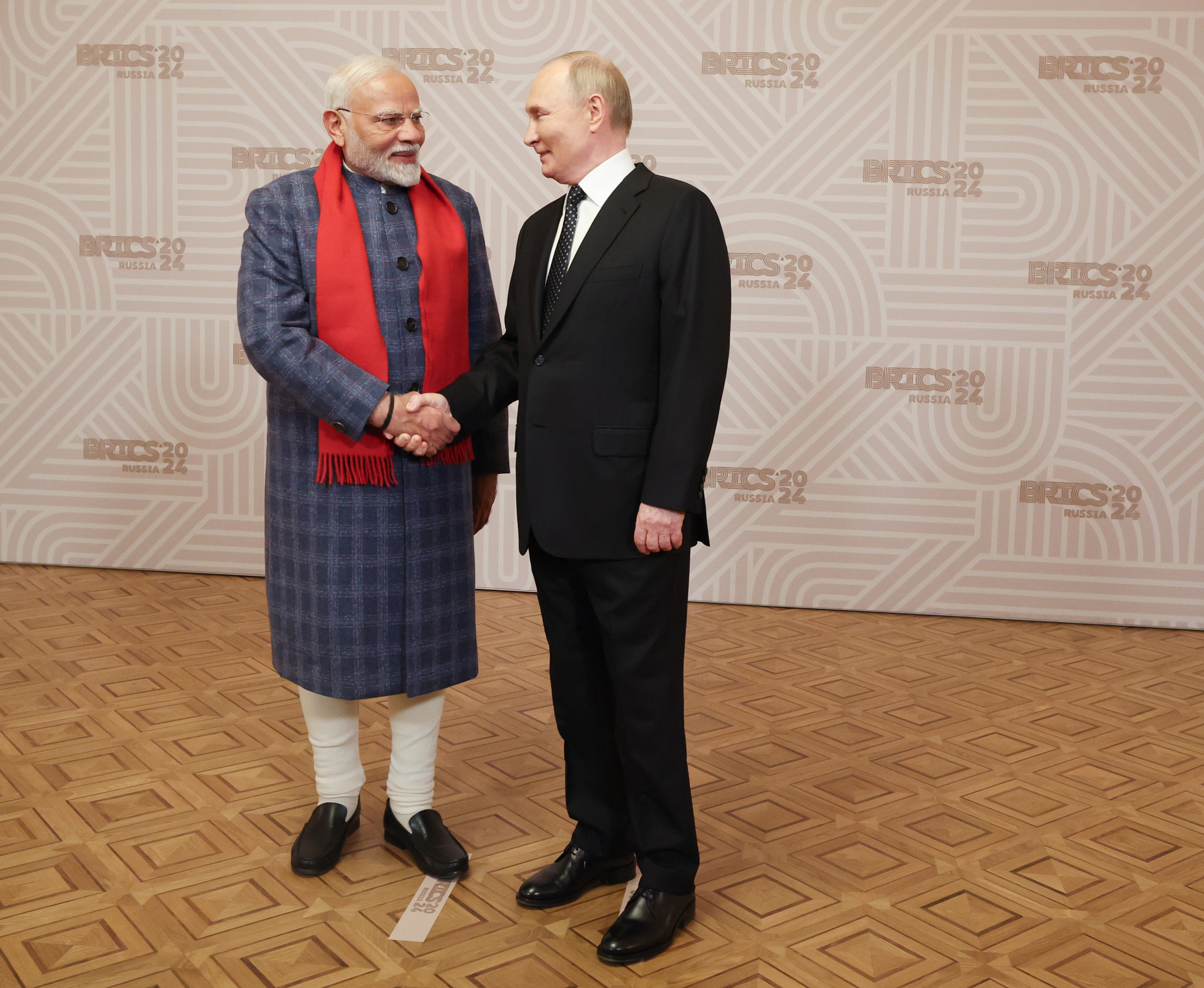 PM Modi meets Russian President Putin