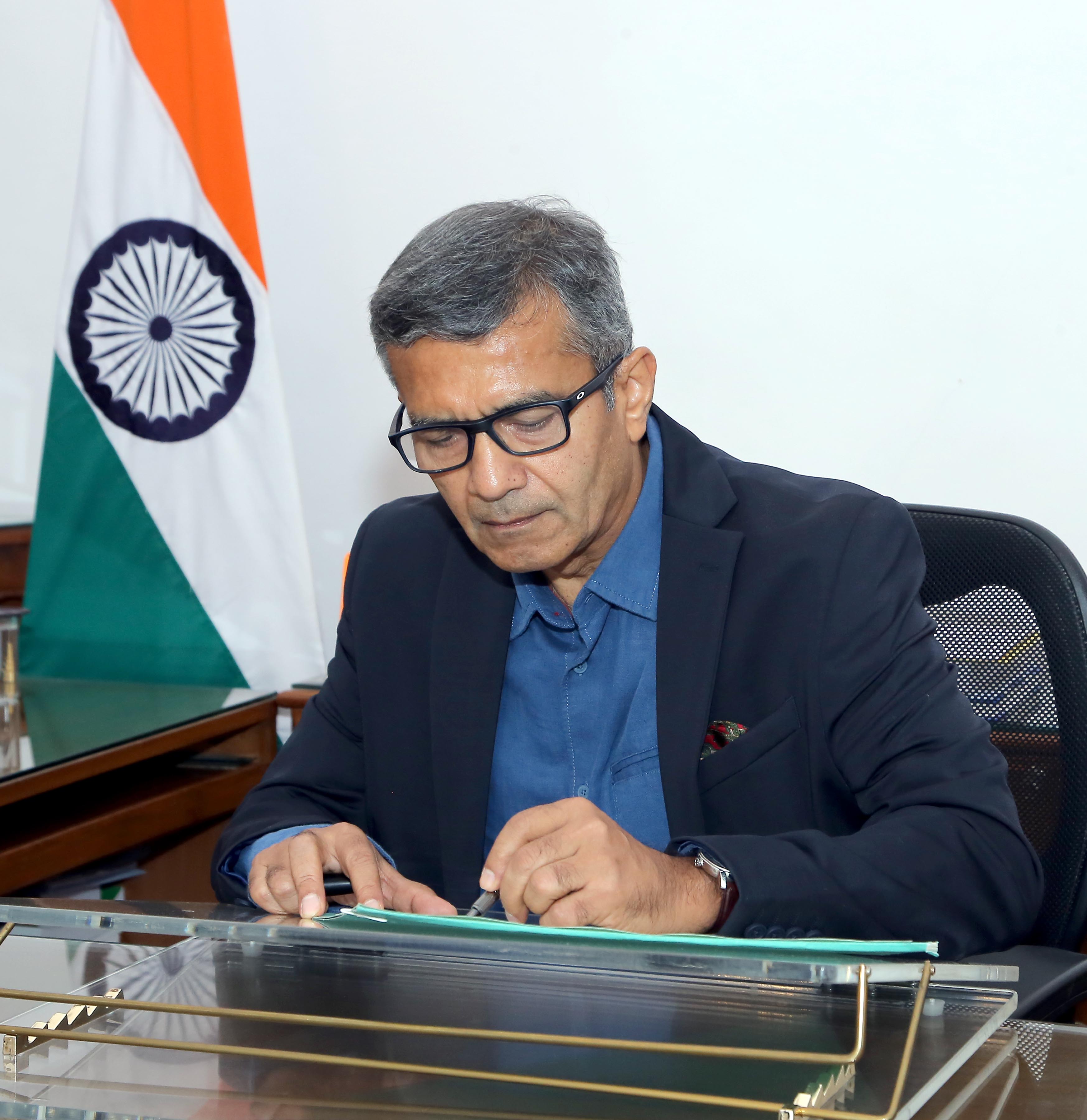 Rajesh Kumar Singh takes over as Defence Secretary