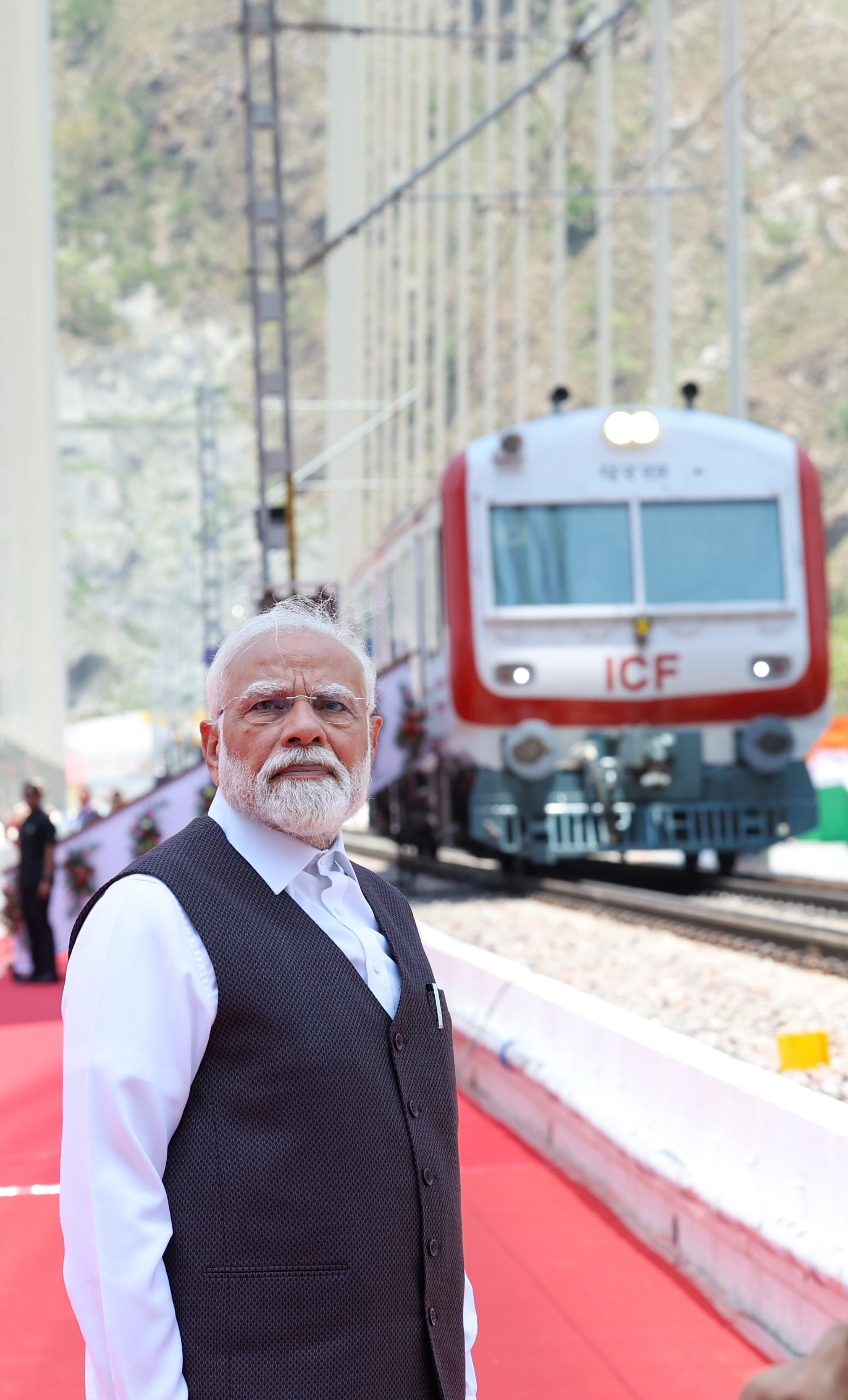PM Modi inaugurates Chenab bridge and Anji bridge in Jammu and Kashmir