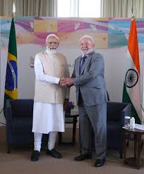 PM Modi speaks with Brazilian President Lula da Silva