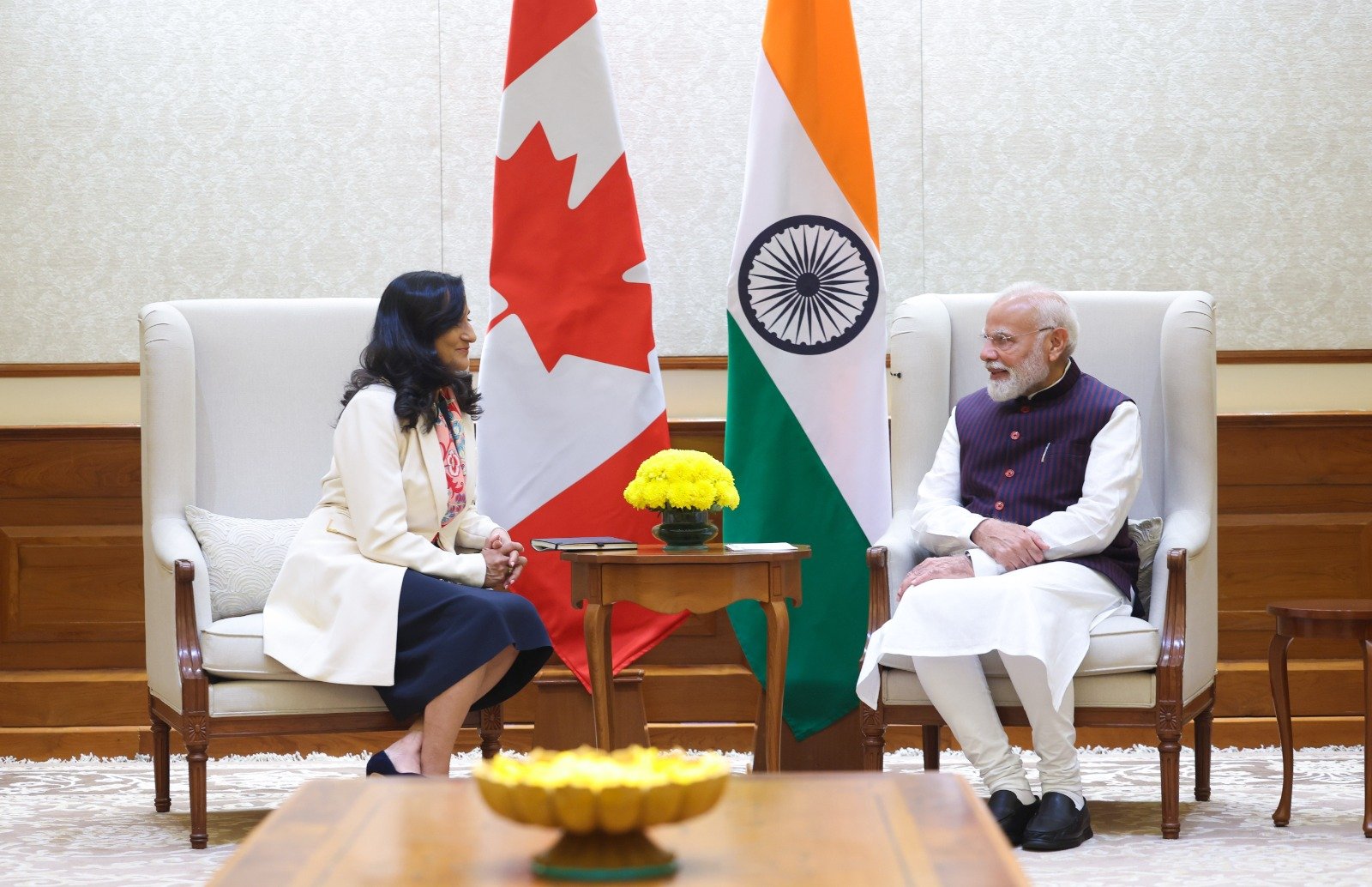 PM Modi meets Canadian Foreign Minister Anand