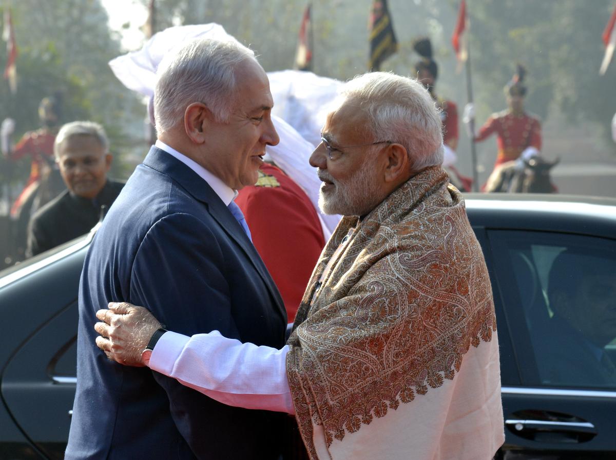 PM Modi speaks with his Israeli counterpart Netanyahu