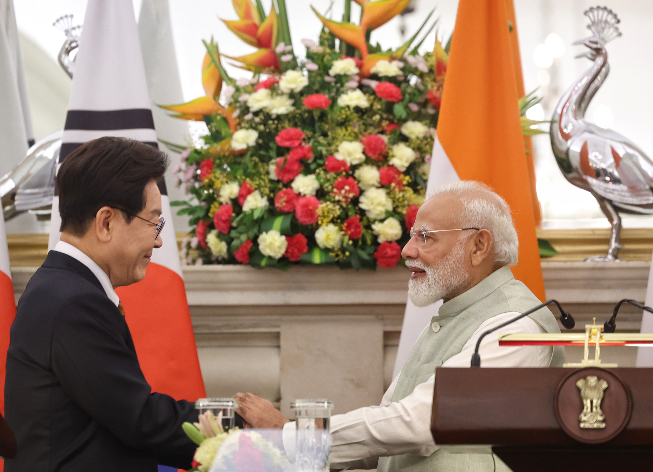 PM Modi meets South Korean President Lee Jae Myung
