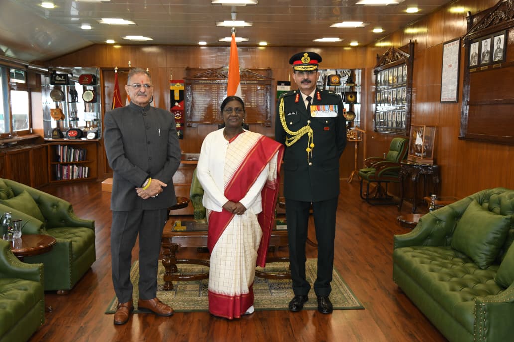 President Murmu visits Headquarters Army Training Command