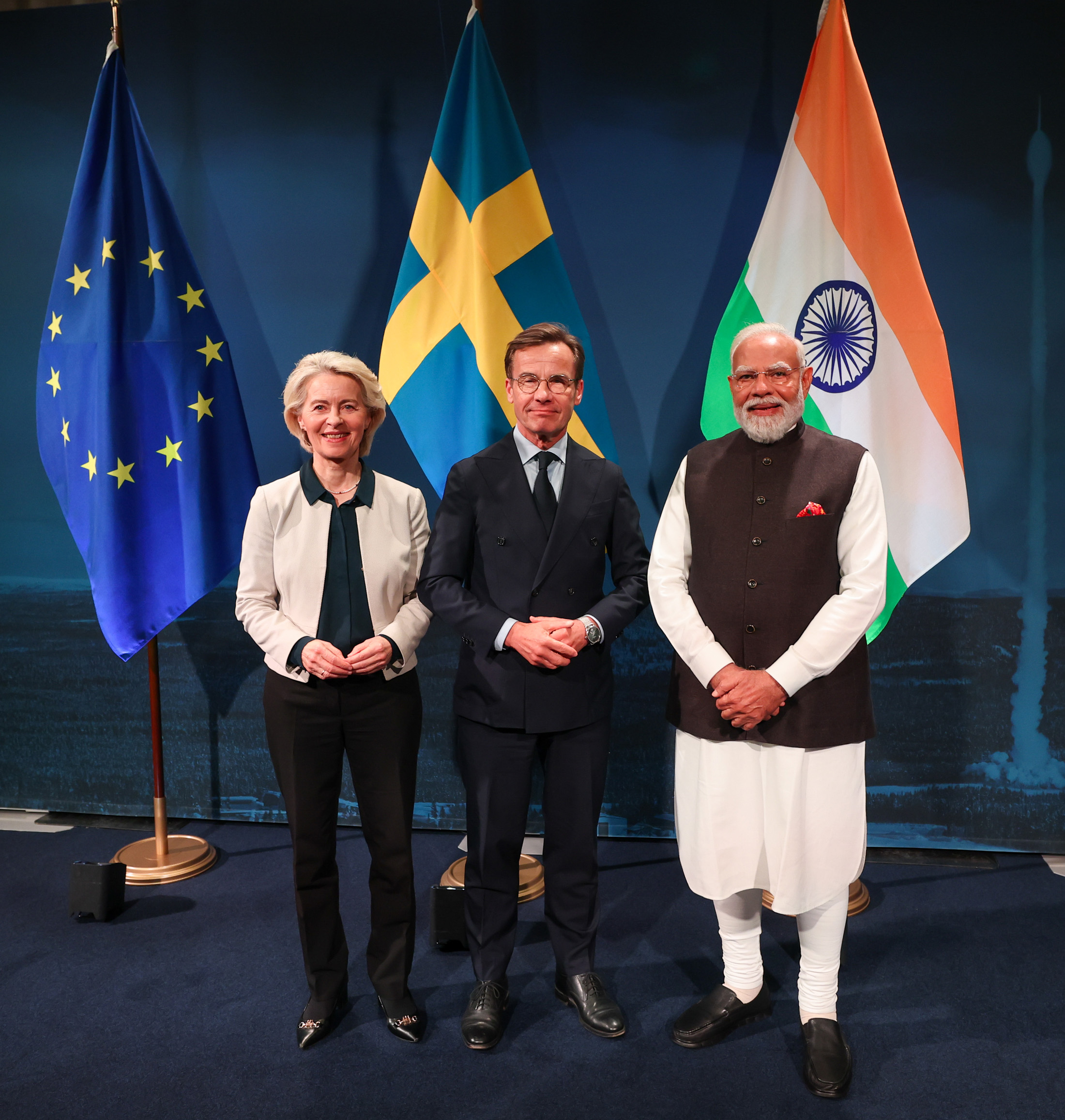 PM Modi holds bilateral talks with Swedish counterpart Ulf Kristersson