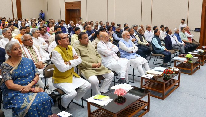 PM Modi chairs meeting of Council of Ministers