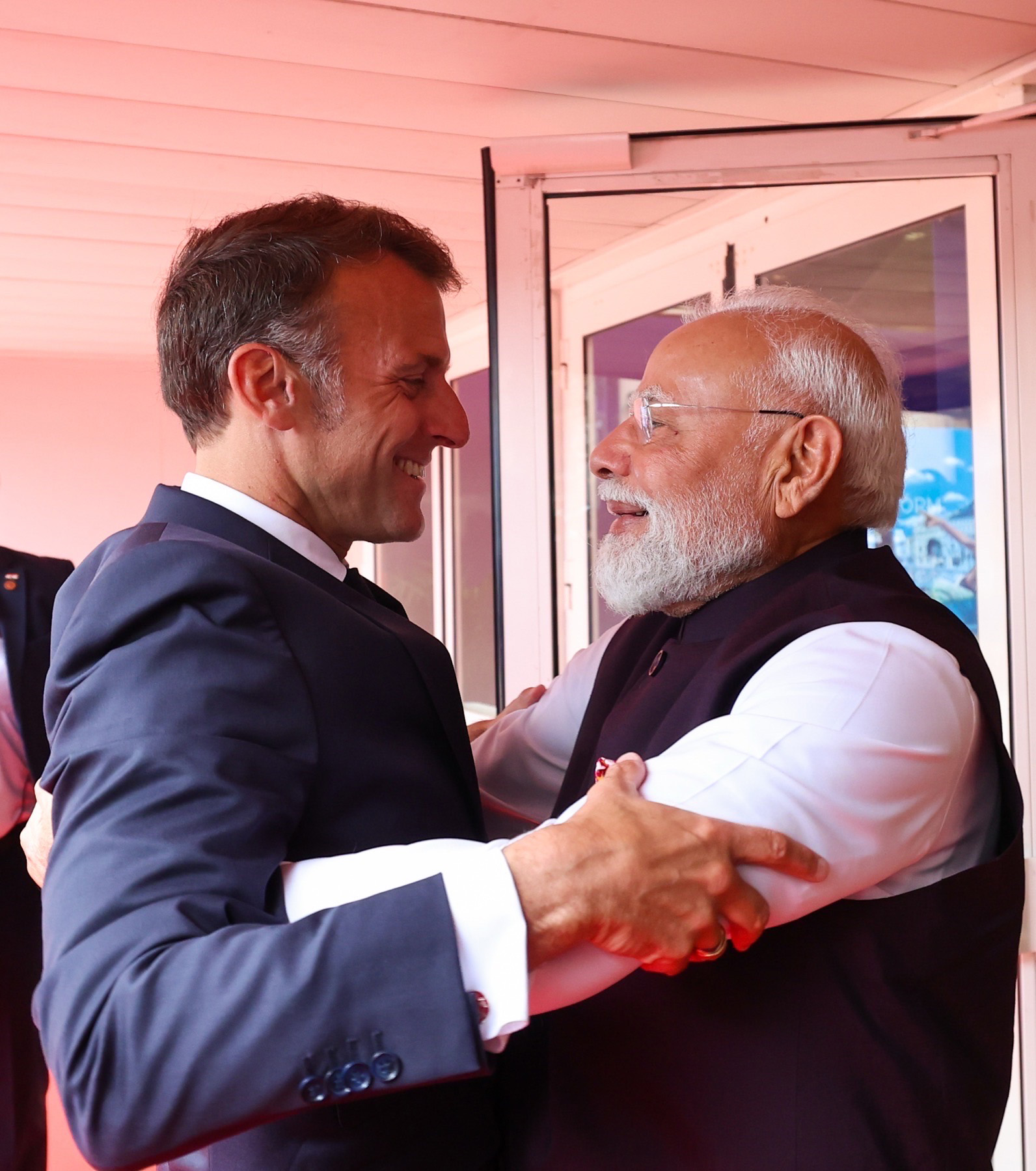 PM Modi holds talks with French President Macron