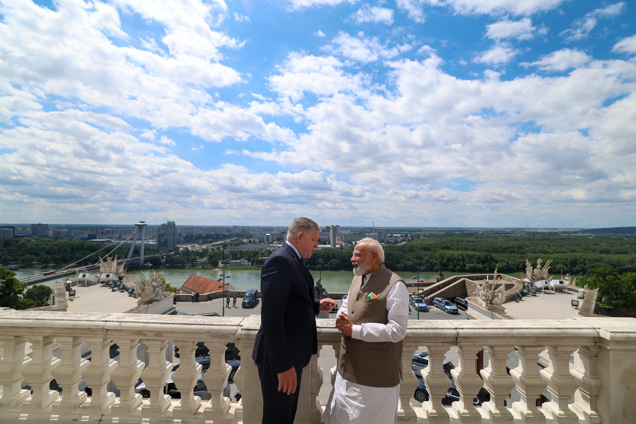 PM Modi holds talks with his Slovakian counterpart Robert Fico
