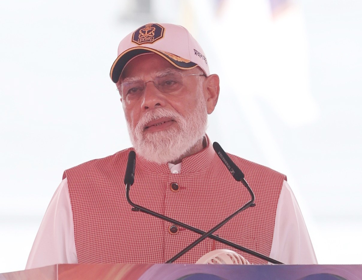PM Modi commissions three indigenously designed and built naval ships