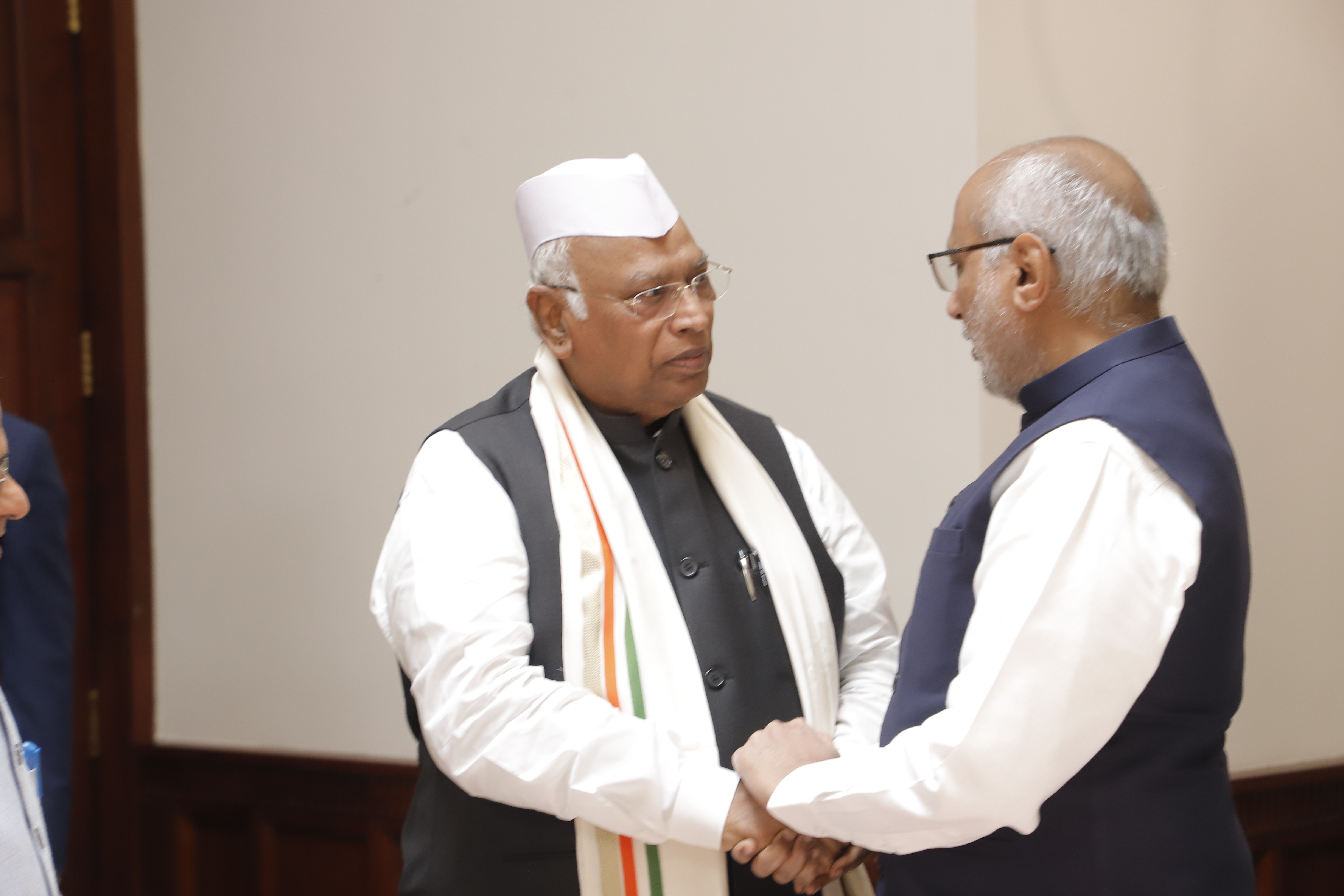 Mallikarjun Kharge takes oath as Rajya Sabha Member