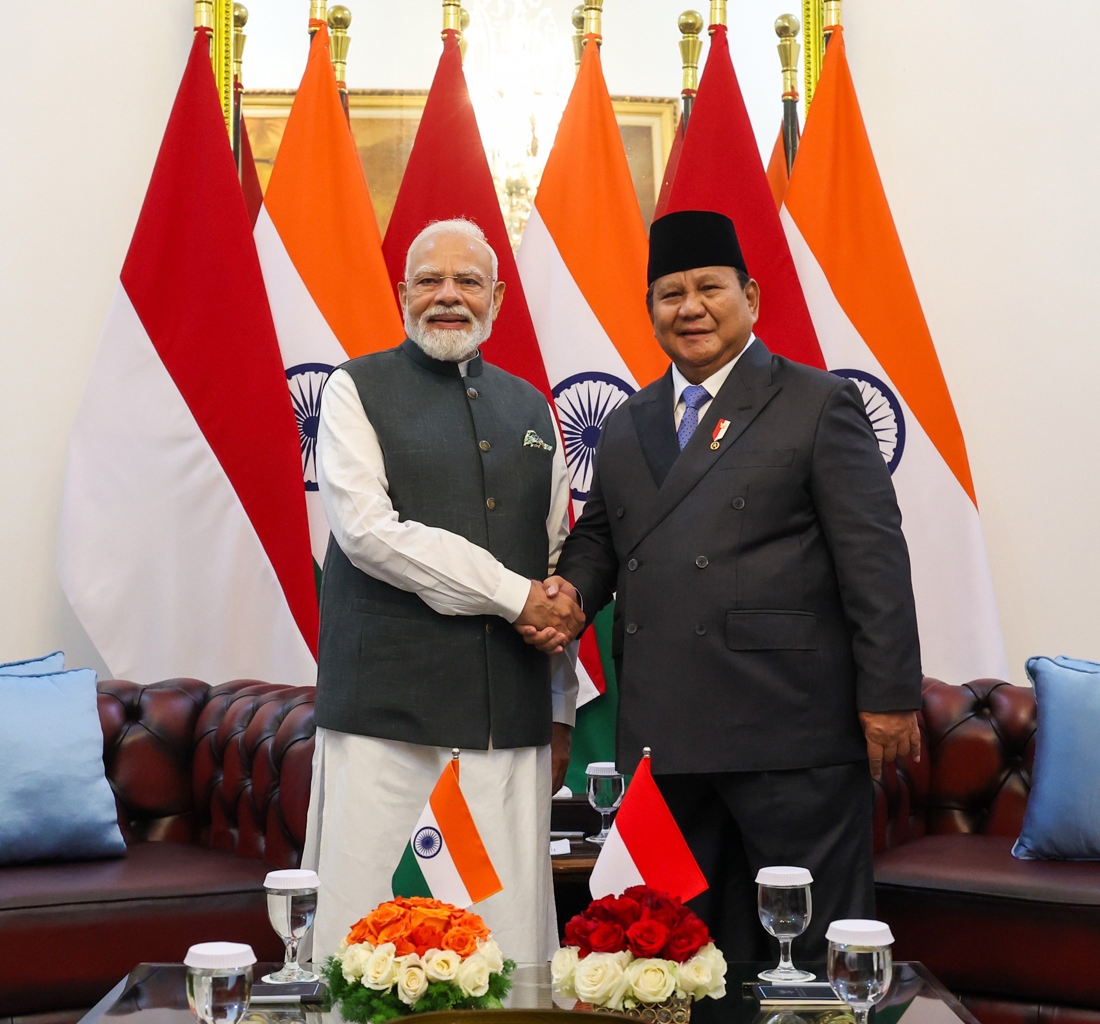 PM Modi holds bilateral talks with Indonesian President Prabowo