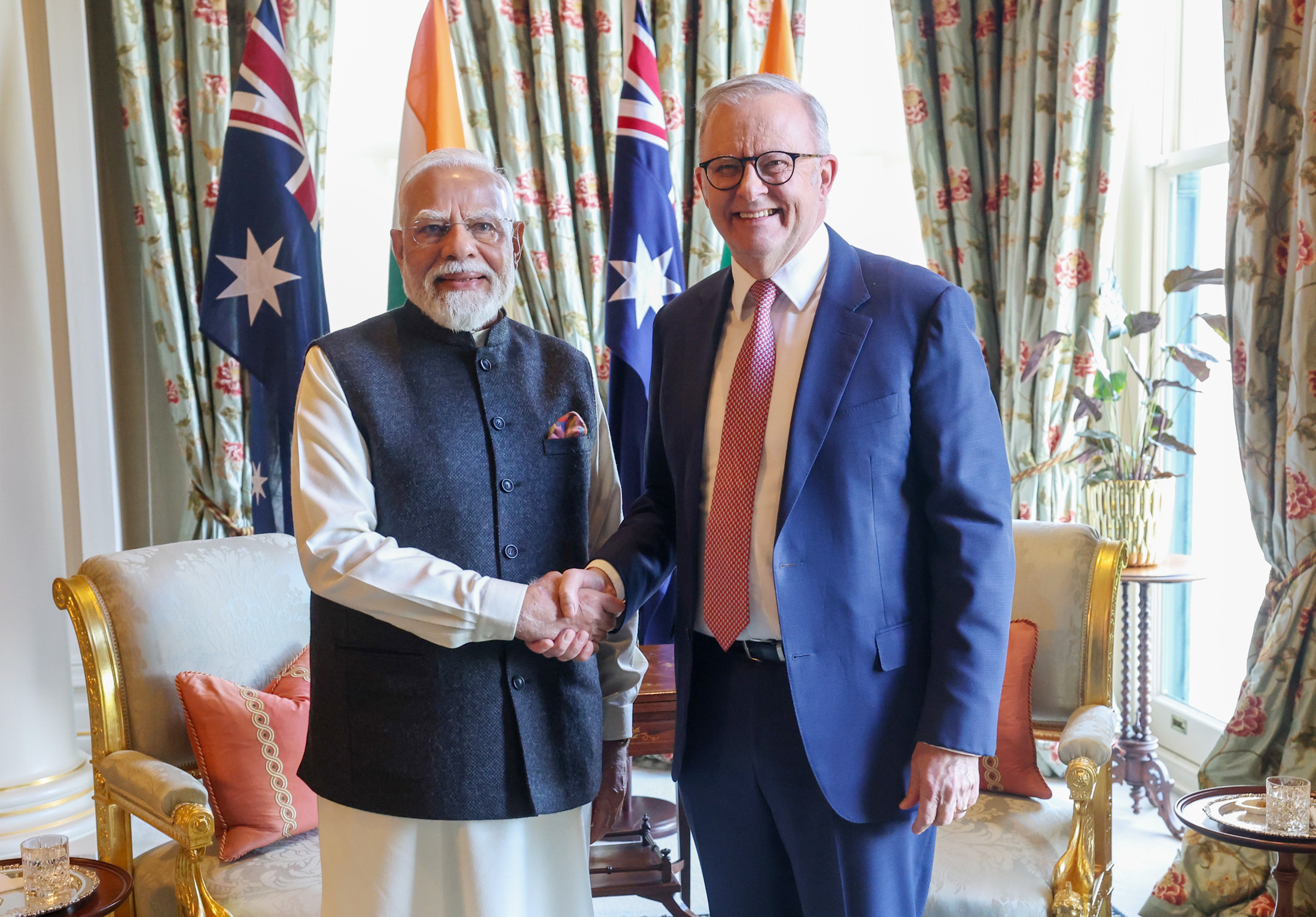 PM Modi holds talks with his Australian counterpart Albanese
