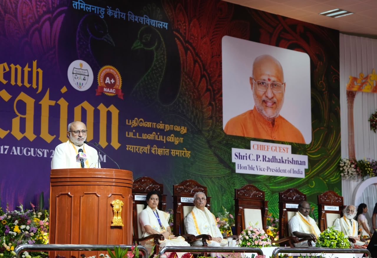 Vice-President Radhakrishnan asks youth to become creators rather than consumers of knowledge