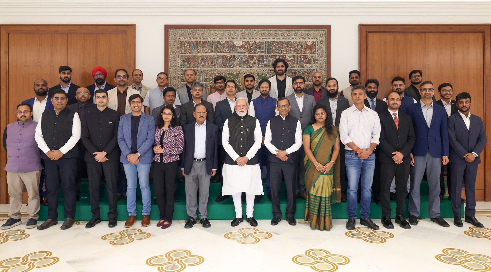 PM Modi interacts with CEOs and Founders of Space Startups