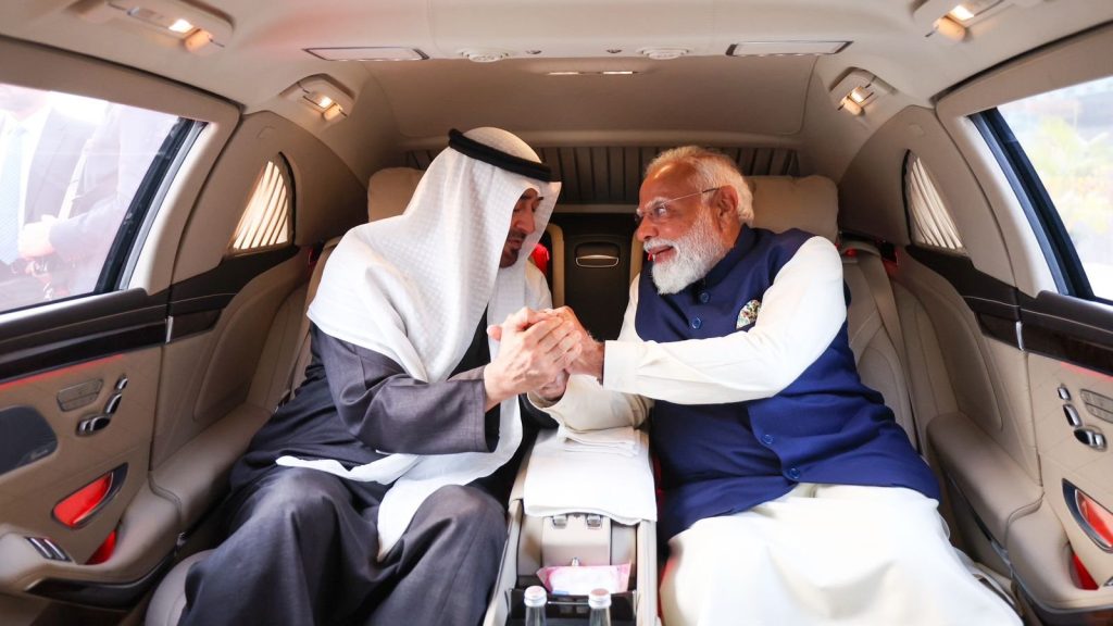 PM Modi speaks with UAE President