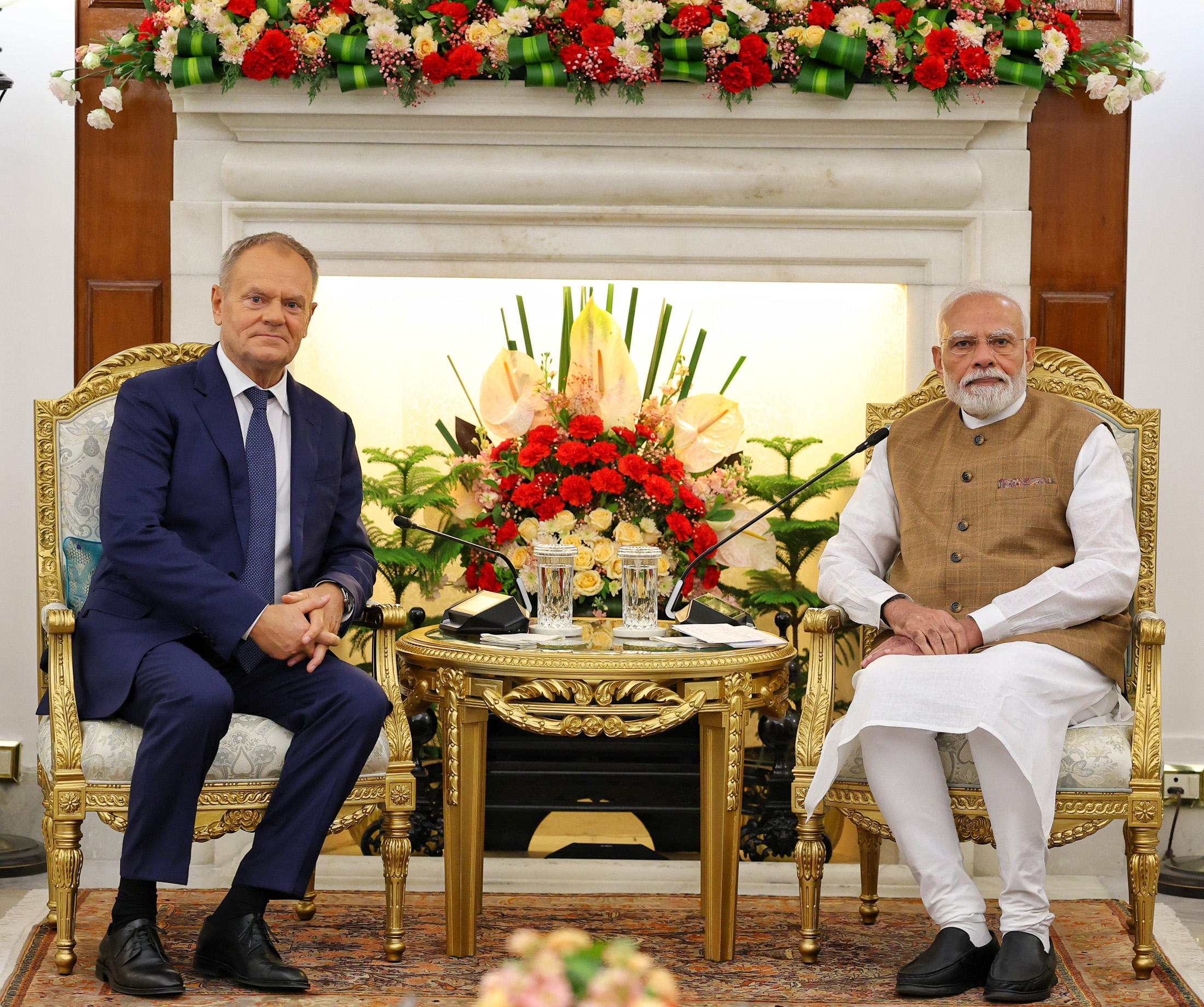 PM Modi holds bilateral talks with his Poland counterpart Tusk