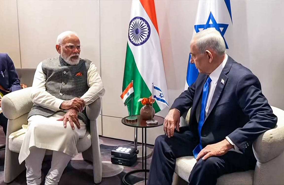 PM Modi speaks with his Israeli counterpart Netanyahu